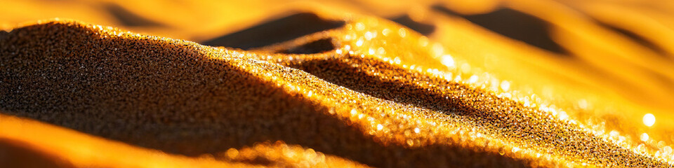 Wall Mural - Close-up of Sunlit Sand Dune Texture