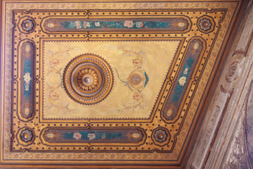 Wall Mural - Ornate ceiling of the Pasage de la Paz (Passage of Peace) In the Gothic Quarter of Barcelona, Catalonia, Spain, Europe