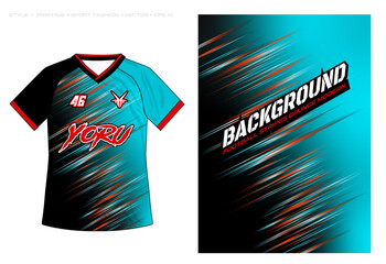 Wall Mural - sublimation jersey design sporty stripes speed motorsport badminton simple modern speed flash vector background