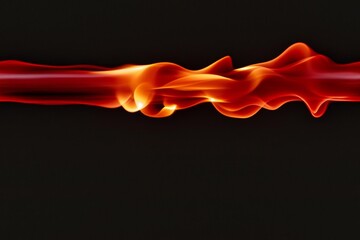 Wall Mural - red smoke or flame texture on a black background. texture and abstract art , isolated on white backg