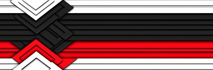 Fototapete - Set of abstract gradient white gray, black, red square tile pattern minimal background