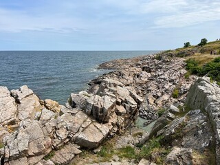 Wall Mural - rocks and sea