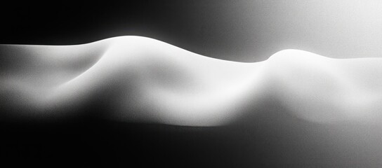 Wall Mural - Abstract Black and White Gradient Background with Noise Texture and Soft Transitions for Posters and Banners
