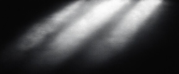 Wall Mural - Minimalist Abstract Artwork Black White Gradient Soft Light Rays Calm Texture Photography