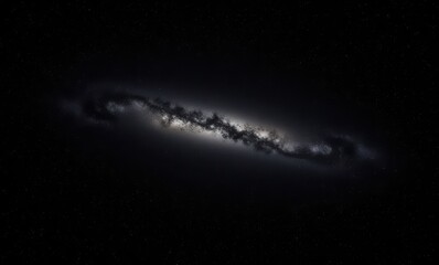 Wall Mural - Stunning view of a distant galaxy