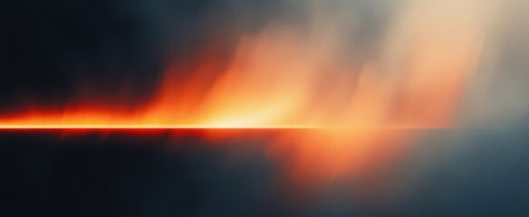 Wall Mural - Abstract Gradient Background with Soft Textures in Warm Orange and Cool Grey