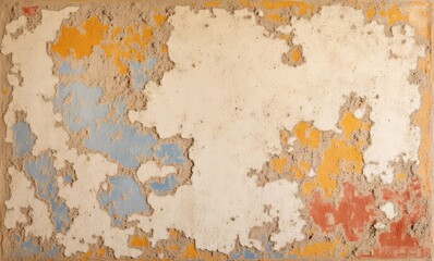 Wall Mural - Abstract wall texture with peeling paint