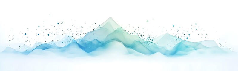 Fototapete - A vibrant digital marketing success graph featuring glowing elements, ideal for promotional and analytical use.