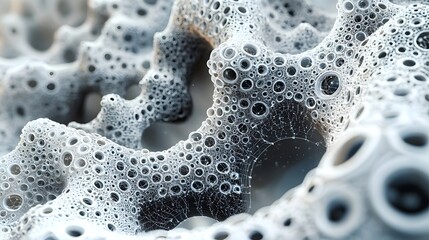 Wall Mural - digital visualization of an intricate intelligence neural network with interconnected neurons and fl