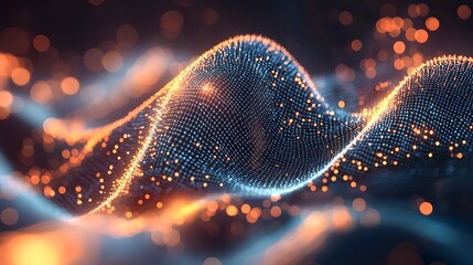 Wall Mural - glowing neural network of intelligence learning and connectivity futuristic 3d visualization of a di