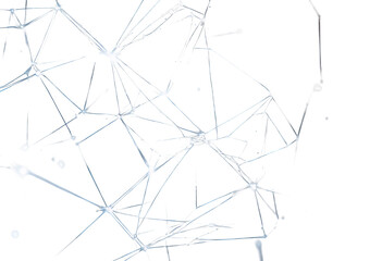 nebula connection universe space abstract sky lines blue poly triangular background connecting star 