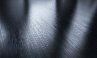 Leinwandbilder - A smooth, brushed metallic surface image ideal for design and industrial themes.
