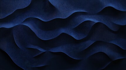 Wall Mural - Abstract navy blue fabric texture