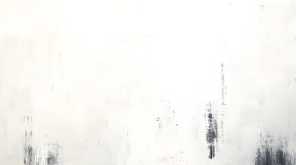 Poster - Abstract Minimal Composition of Fluid Monochrome Shapes and Shadows Evoking a Contemplative Atmosphere