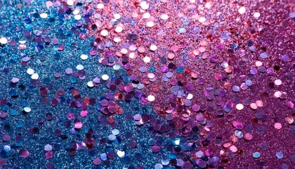 Wall Mural - sparkling glitter background with pink purple and blue hues