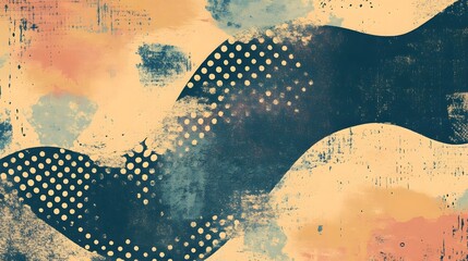 Poster - Dynamic Colorful Abstract Geometric Shapes Background Design