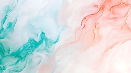 Poster - Mesmerizing Fluid Abstraction   Ethereal Backdrop with Vibrant Color Gradients