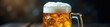 © Kathy - Icy cold beer mug, condensation, thick foam head, isolated, bar, foam