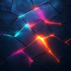 Wall Mural - abstract glowing neon lines high resolution hd wallpaper