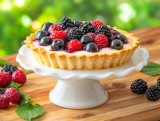 Wall Mural -  spring berry tart