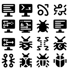 programmer icon set