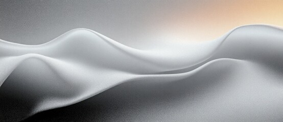Poster - Grayscale Abstract Gradient Background with Smooth Textures and Subtle Noise for Minimalist Design