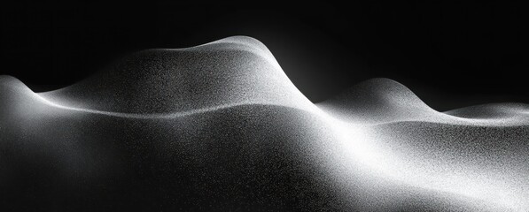 Poster - Dark Gradient Noise Texture Background Elegant Minimalist Design Poster Banner Wallpaper Cover