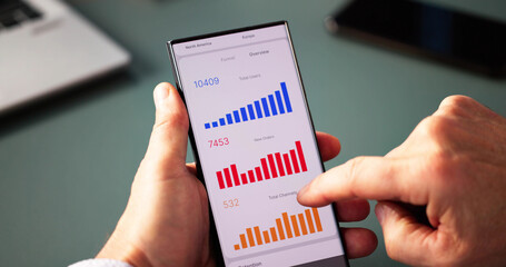 Aufkleber - Business Data Analytics Dashboard