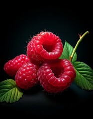 Wall Mural - Frische Himbeeren