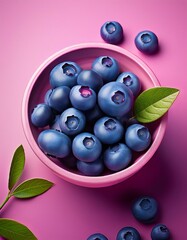 Wall Mural - Frische Blaubeeren