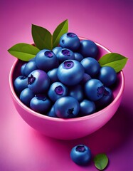 Wall Mural - Frische Blaubeeren