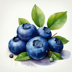 Wall Mural - Frische Blaubeeren