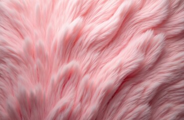 Aufkleber - Gentle pink faux fur background texture creating soft, fluffy surface. Abstract design material detail closeup. Furry fashion luxury style beauty cute romantic feminine delicate pastel for wallpapers