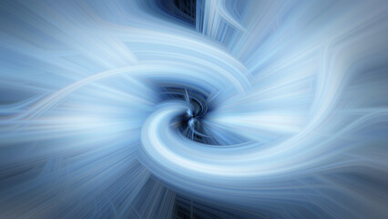 Calming swirl of light blue, white light.