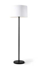 Wall Mural - Tall slender floor lamp isolated on a white background