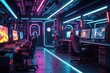 © Michael - Vibrant Neon Cyberpunk Culture: Dynamic Avant-Garde Gaming Wallpaper