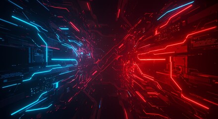 abstract background with binary code