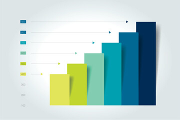 Chart, column graph, infographic element.