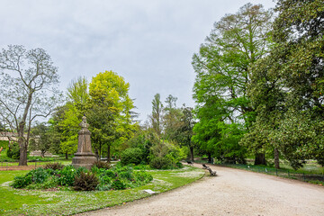 Public Garden (Jardin Public) was created in the XVIII century to offer to the citizens of Bordeaux a space for leisure and relaxation. Bordeaux, Aquitaine, France.