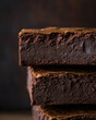 © ceren - Stacked Chocolate Mousse Brownies with a Rich Fudgy Texture