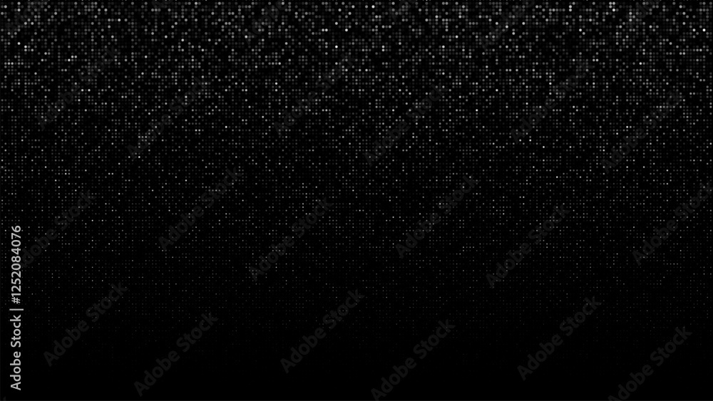 Halftone dots on black background. Overlay pattern template backgounds ...