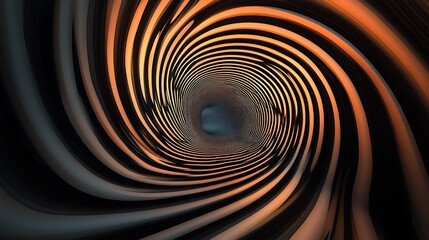 Wall Mural - A series of alternating dark and light lines that give the illusion of movement and depth.