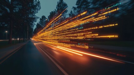 Night Drive: Code Streams Past