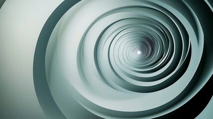 Wall Mural - A series of overlapping circles, each expanding and contracting, creating a pulsating illusion.