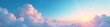 © Pat - Soft pastel blue sky with white fluffy clouds and twinkling stars at sunset, whimsical, clouds, serene