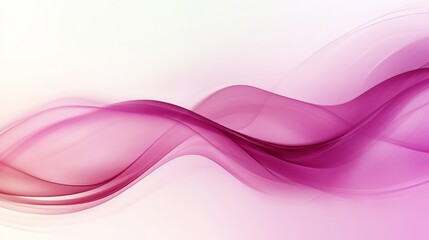 Aufkleber - Abstract pink and white swirling waves in motion, digital art concept