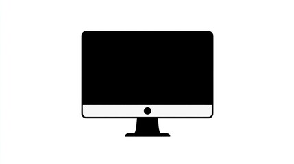 Simple computer monitor graphic
