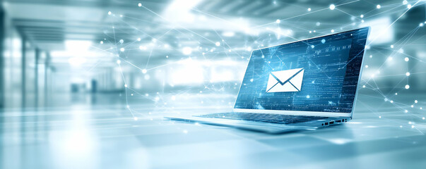 Laptop email network office