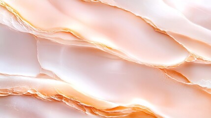 Wall Mural - seamless marble surface design in warm peach tones. generative ai
