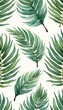 © akkash vertical - watercolor 2 pattern leaves palm seamless palm pattern leaf leaf tropical seamless watercolor watercolor background floral tree nature exotic abstract drawing plant green hand design art jungle
